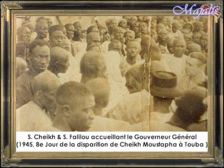 DISPARITION DE SERIGNE MOUSTAPHA MBACKE