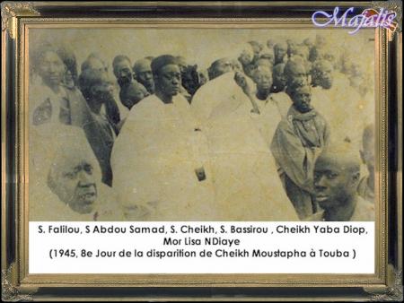 DISPARITION DE SERIGNE MOUSTAPHA MBACKE